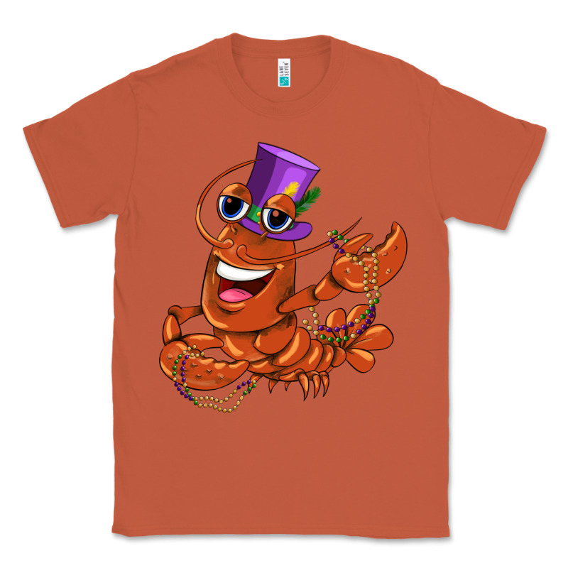 Mardi Gras Crawfish Classic Tee by CowGirlArtShop | Teevron