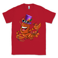 Red mardi gras crawfish Classic Tee - CowGirlArtShop
