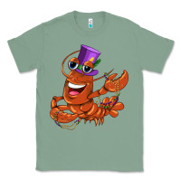 Sage mardi gras crawfish Classic Tee - CowGirlArtShop