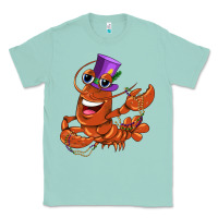Seafoam mardi gras crawfish Classic Tee - CowGirlArtShop