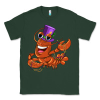 Sports Green mardi gras crawfish Classic Tee - CowGirlArtShop