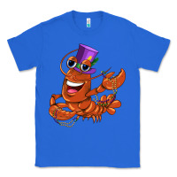 True Royal mardi gras crawfish Classic Tee - CowGirlArtShop