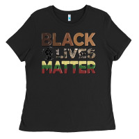 Black black lives matter juneteenth Ladies Tee - CowGirlArtShop
