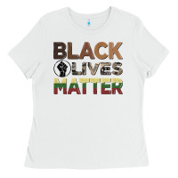 White black lives matter juneteenth Ladies Tee - CowGirlArtShop