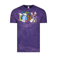 Cloud Purple Love Nurse Easter Vintage Tee - OliviaCreatesArt