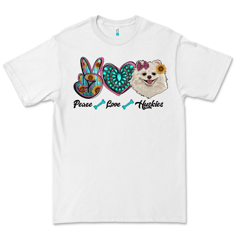Peace Love Pomeranian Premium Tee by RanaPortraitStore | Teevron