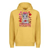 Antique Gold i want hippopotamus for valentines day Premium Hoodie - CowhideDigitalArt