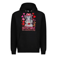 Black i want hippopotamus for valentines day Premium Hoodie - CowhideDigitalArt