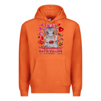 Carrot i want hippopotamus for valentines day Premium Hoodie - CowhideDigitalArt