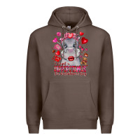 Coffee i want hippopotamus for valentines day Premium Hoodie - CowhideDigitalArt