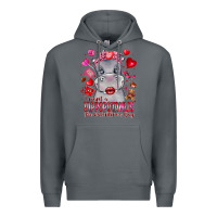 Rock i want hippopotamus for valentines day Premium Hoodie - CowhideDigitalArt