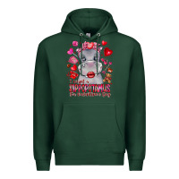 Sports Green i want hippopotamus for valentines day Premium Hoodie - CowhideDigitalArt