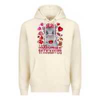 Tofu i want hippopotamus for valentines day Premium Hoodie - CowhideDigitalArt