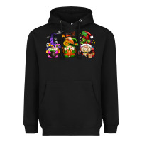 Black hallothanksmas gnome Heavyweight Hoodie - AdoDesignShop