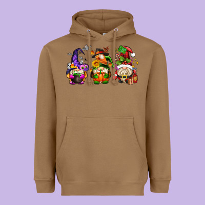 Hallothanksmas Gnome Heavyweight Hoodie Designed By Adodesignshop