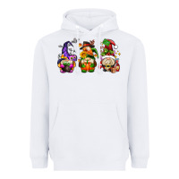 White hallothanksmas gnome Heavyweight Hoodie - AdoDesignShop
