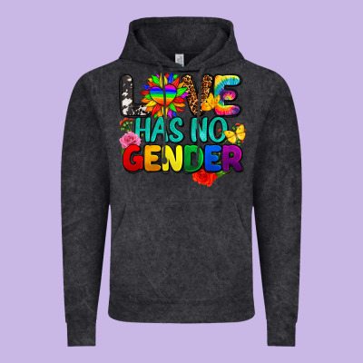 Love Has No Gender Pride Vintage Hoodie Designed By Fadigitalartstudio