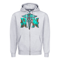 Heather Grey registered medical symbol nurse Zipper Hoodie - BarkalooDesign