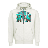 Oatmeal Heather registered medical symbol nurse Zipper Hoodie - BarkalooDesign