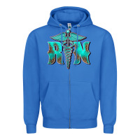True Royal registered medical symbol nurse Zipper Hoodie - BarkalooDesign
