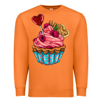 Carrot valentines day cupcake Premium Sweatshirt - AdoDesignShop