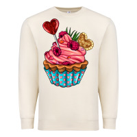 Sandshell valentines day cupcake Premium Sweatshirt - AdoDesignShop