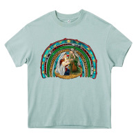 Arona holy family rainbow Heavy Core Tee - RanaPortraitStore