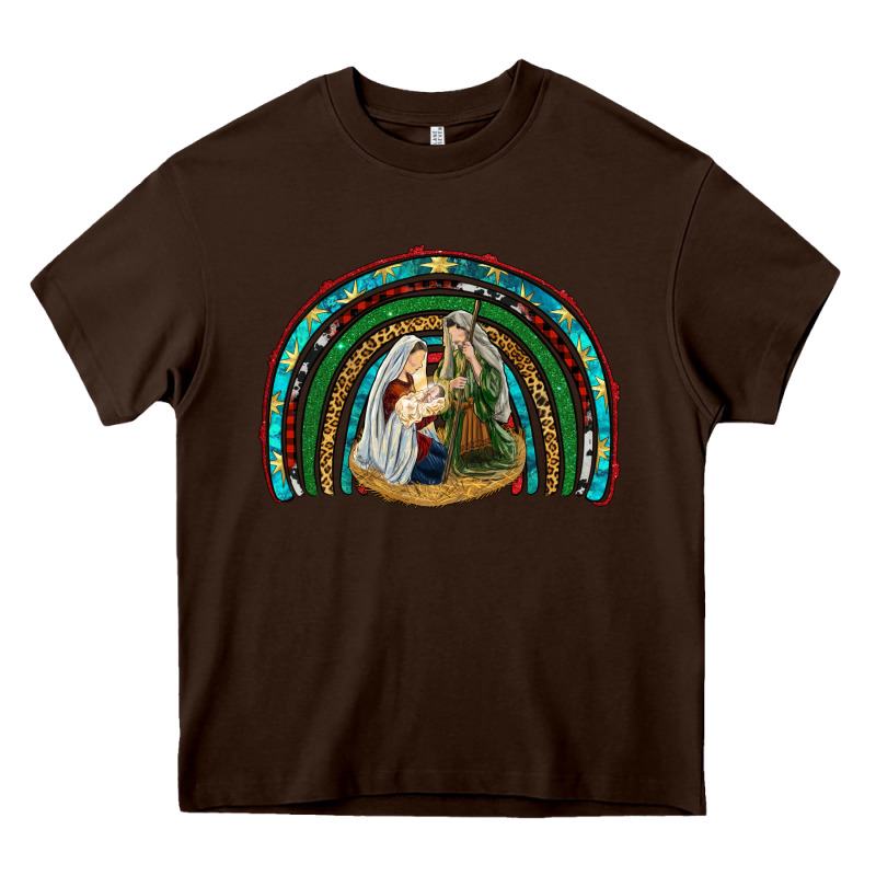 Holy Family Rainbow Heavy Core Tee by RanaPortraitStore | Teevron
