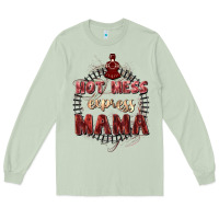 Matcha Hot mess express mama Mother's Day Long Sleeve Tee - FaDigitalArtStudio