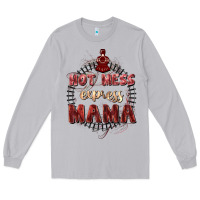 Moon Dust Hot mess express mama Mother's Day Long Sleeve Tee - FaDigitalArtStudio