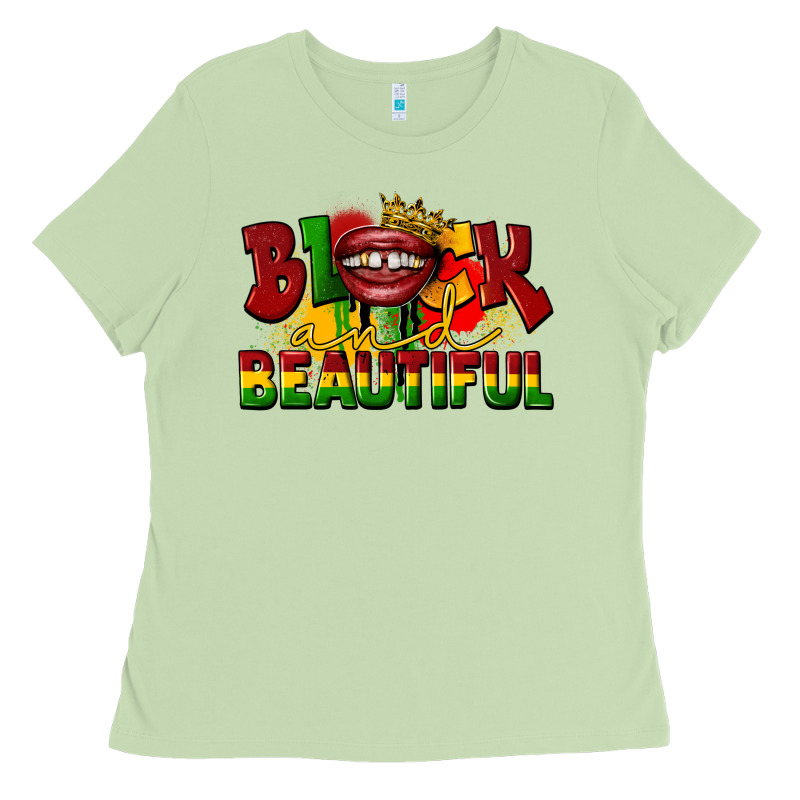 Black And Beautiful Ladies Tee by CowGirlArtShop | Teevron