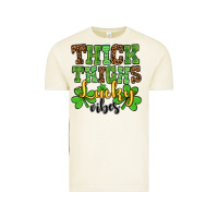 Vintage Arctic St. Patrick's Thick thighs lucky vibes Vintage Tee - OliviaCreatesArt