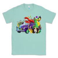 Seafoam mardi gras gnome on the truck Classic Tee - CowGirlArtShop