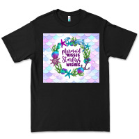 Black mermaid kisses starfish wishes Premium Tee - TumblerDesignByShophia