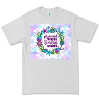 Dove Grey mermaid kisses starfish wishes Premium Tee - TumblerDesignByShophia