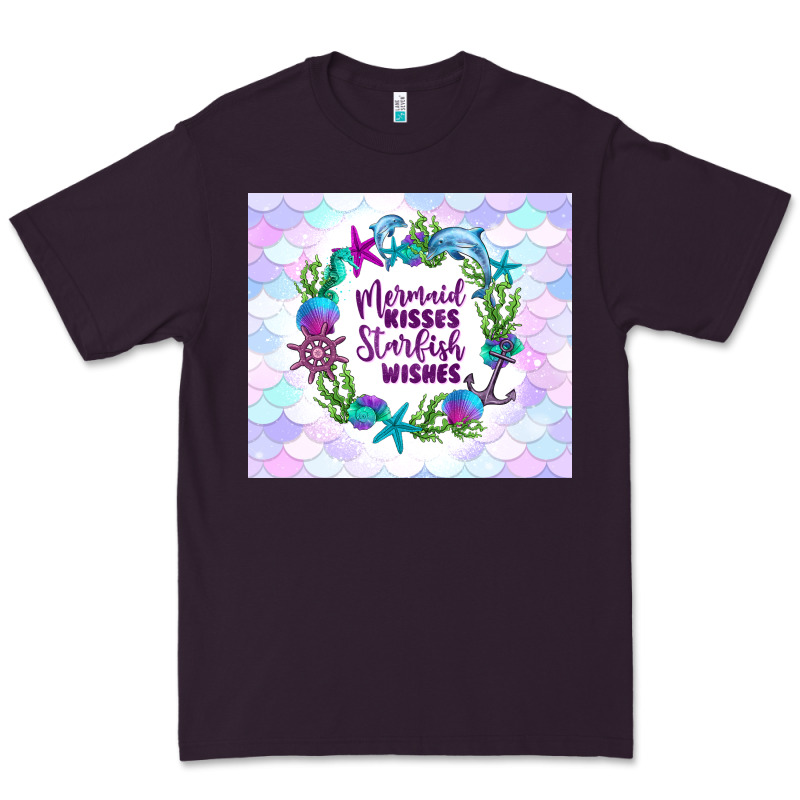 Mermaid Kisses Starfish Wishes Premium Tee by TumblerDesignByShophia | Teevron