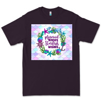 Plum mermaid kisses starfish wishes Premium Tee - TumblerDesignByShophia