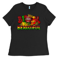 Black black and beautiful Ladies Tee - CowGirlArtShop