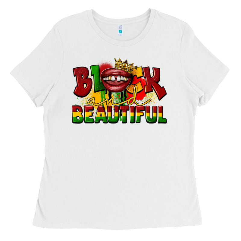 Black And Beautiful Ladies Tee by CowGirlArtShop | Teevron