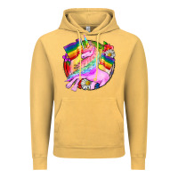 Vintage Mustard Pride unicorn Vintage Hoodie - FaDigitalArtStudio