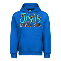 Cobalt jesus loves you Urban Hoodie - JahusDesignShop