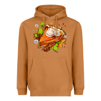 Meerkat pumpkin pie with daisies and cinnamon Heavyweight Hoodie - AdoDesignShop