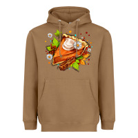 Toasted Coconut pumpkin pie with daisies and cinnamon Heavyweight Hoodie - AdoDesignShop