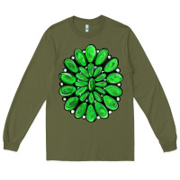 Army Green green gemstone Long Sleeve Tee - RanaPortraitStore