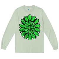 Matcha green gemstone Long Sleeve Tee - RanaPortraitStore