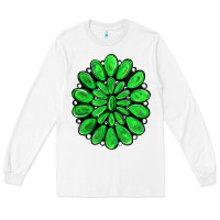 White green gemstone Long Sleeve Tee - RanaPortraitStore