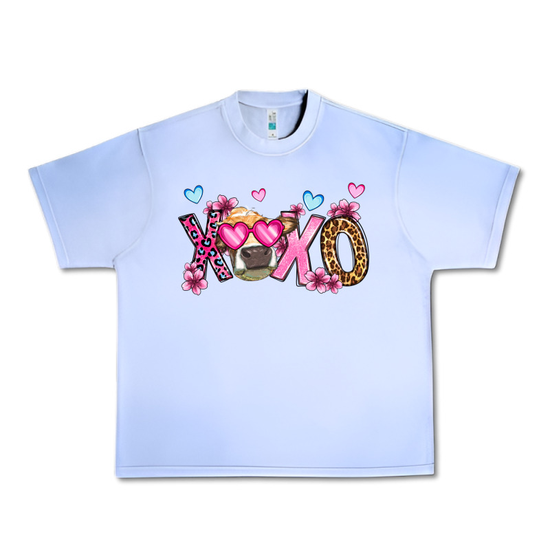 Xoxo Cow Valentine's Day Urban Heavy Tee by OliviaCreatesArt | Teevron