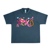 Midnight Navy xoxo cow valentine's day Urban Heavy Tee - OliviaCreatesArt