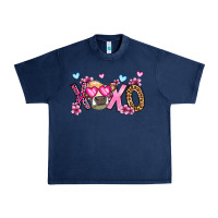 Navy xoxo cow valentine's day Urban Heavy Tee - OliviaCreatesArt