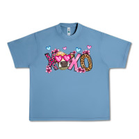 Pebble Blue xoxo cow valentine's day Urban Heavy Tee - OliviaCreatesArt
